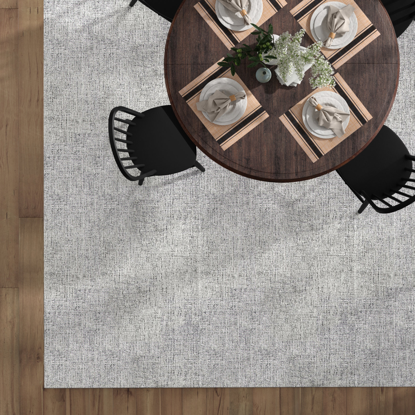 Britley Hand Tufted Wool Rug, Rectangle 8' x 10'