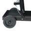 Chariot de soudage 3 niveaux en fer 28 x 11,4 x 23,6 pouces 1 paquet noir robuste avec roues pivotantes à 360 ° et chaînes de sécurité pour réservoir