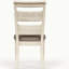 Chaises de salle à manger à dossier échelle, ensemble de 2