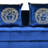 87.7" Luxury Velvet Sofa Couch With 6 Pillows & Golden Metal Decor-1681871469
