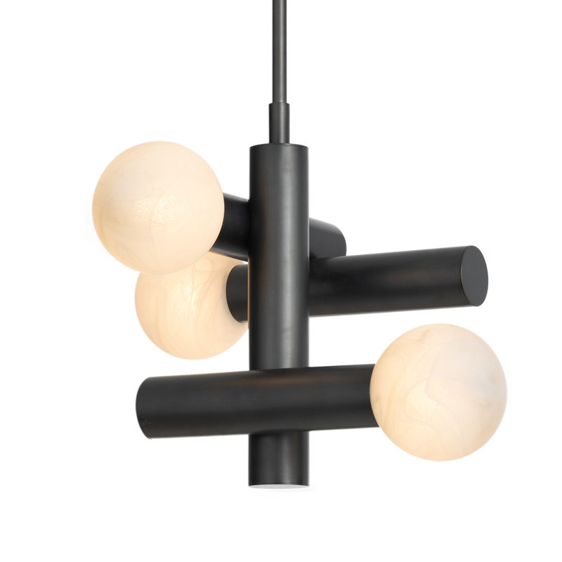 Luminaire suspendu Dion, Bronze huilé