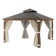 Abri de jardin pour patio en métal l 12 pi x P 12 pi