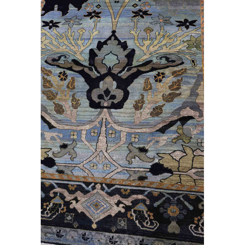 Silk Treasures One-of-a-Kind Runner 4'1" X 10'10" Area Rug