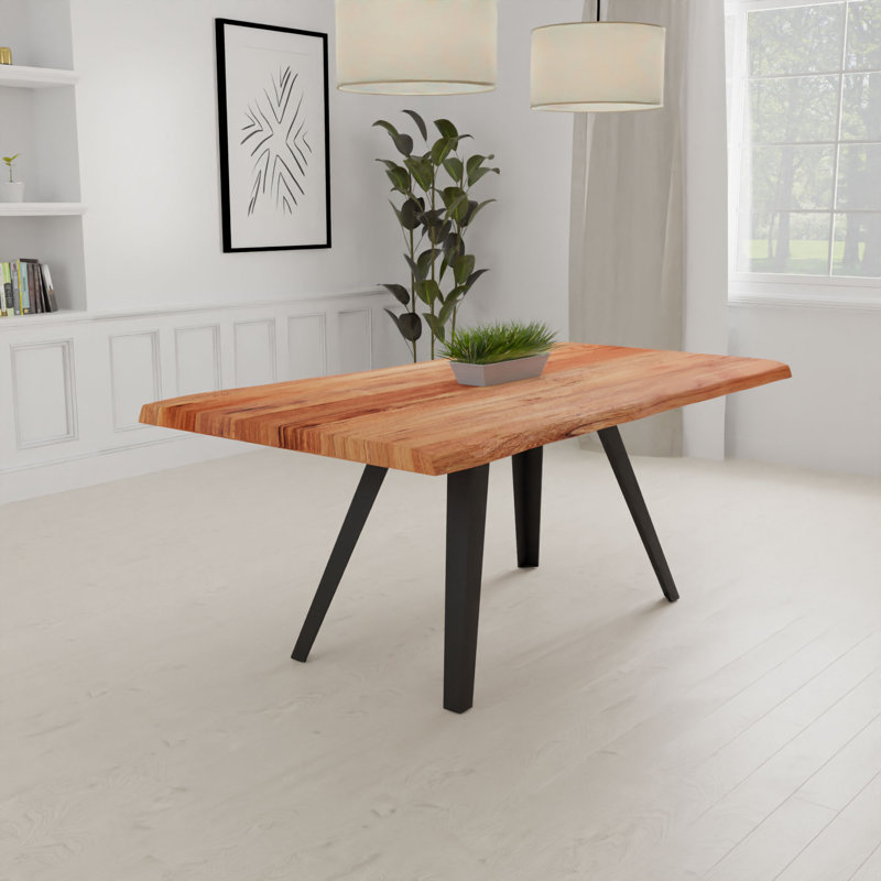 Table de salle à manger Sheesham, H 30 po x L 72 po x l 40 po, Acacia