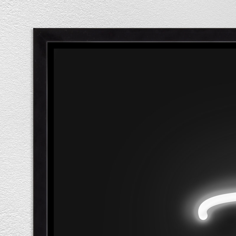 Neon I'll Be There Print by David Brown, 46.75" H x 31.75" W