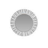 Ziggy Round Iron Mirror