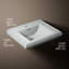 Memoirs® Rectangular Pedestal Bathroom Sink with Overflow-10939917-19195569