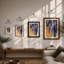 Wisteria in Terracotta Botanical - Framed Print-1910091895-1910091892