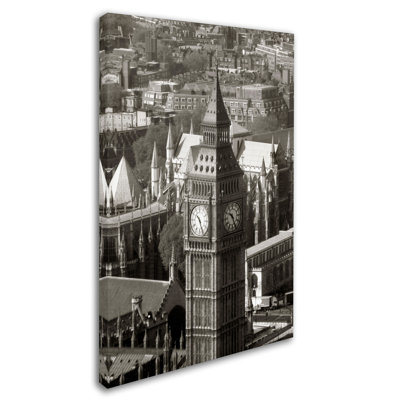 « big ben view ii », reproduction de photo sur toile tendue
