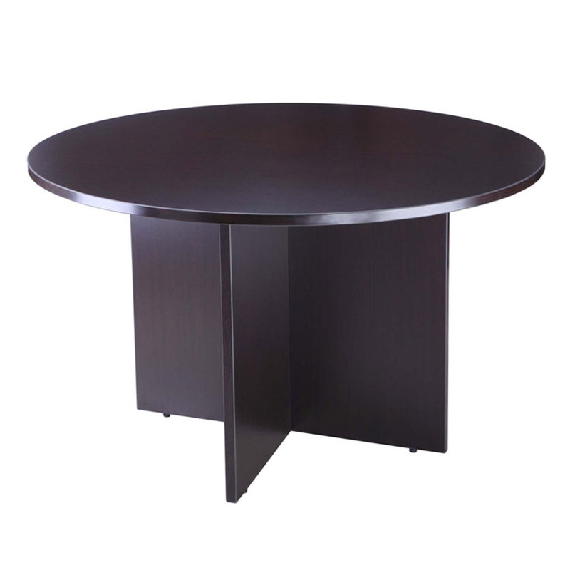 Table de réunion Zoa, H 29,5 po x L 47 po x l 47 po, Brun moka