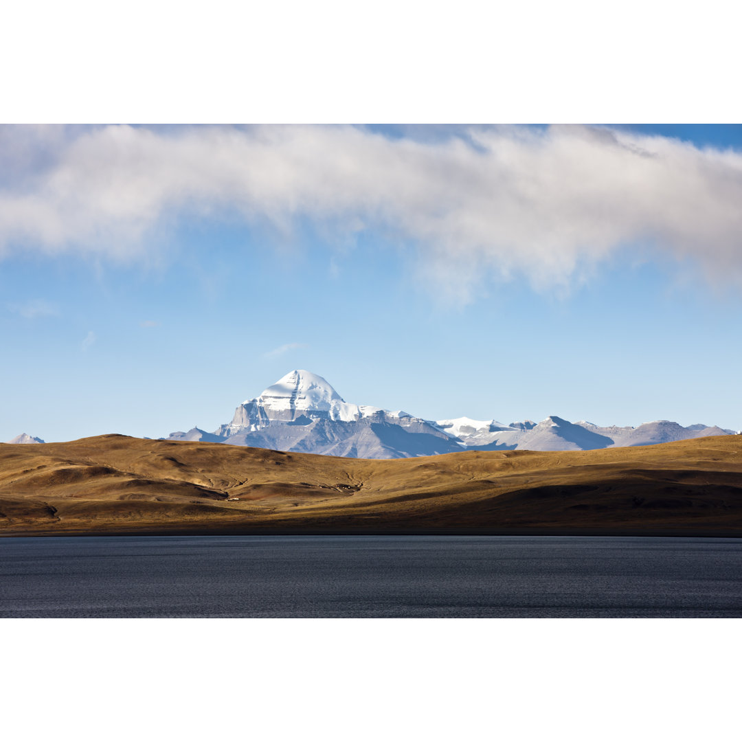 Ansicht des Gipfels Kangrinboqe von IEverest - Leinwand Kunstdrucke