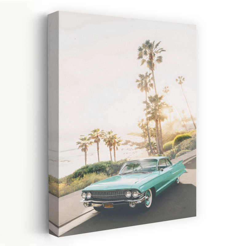 Art mural contemporain classique Malibu, H 36 po x l 24 po