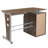 Picabo Computer Desk with Three Drawer Single Pedestal and Pull-Out Keyboard Tray-1603306032