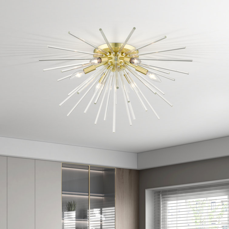 Jonpatrick 6-Light 25.75" Flush Mount