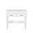 Flip Top Vanity Desk With LED Lighted Mirror & Built-In Outlet - Makeup Vanity Table With 2 Drawers, Open Storage, Hooks For Jewelry (No Stool Included)