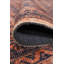 Tapis décoratif brun en polyester tissé à la machine-1724309610