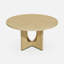 [120 cm] Farmhouse Style Round Dining Table for 4–6 People-1327098245