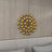 Metal Starburst Wall Decor with Orb Detailing 24" x 6" x 24"-190134472