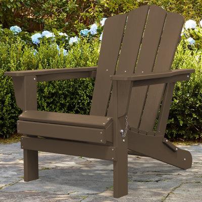 Delman Foldable Outdoor Adirondack Chair