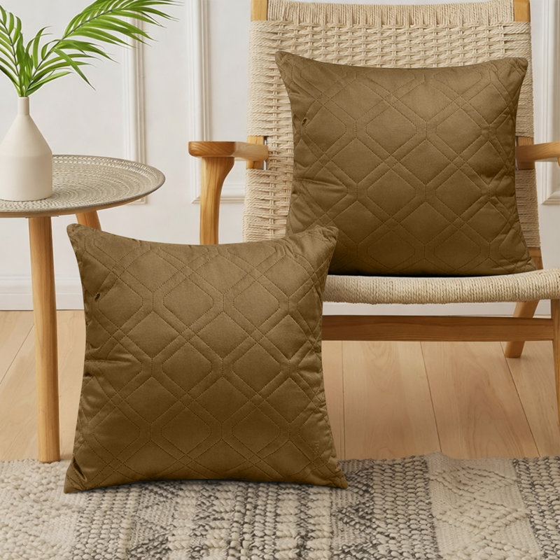 Square Cushion, Rust