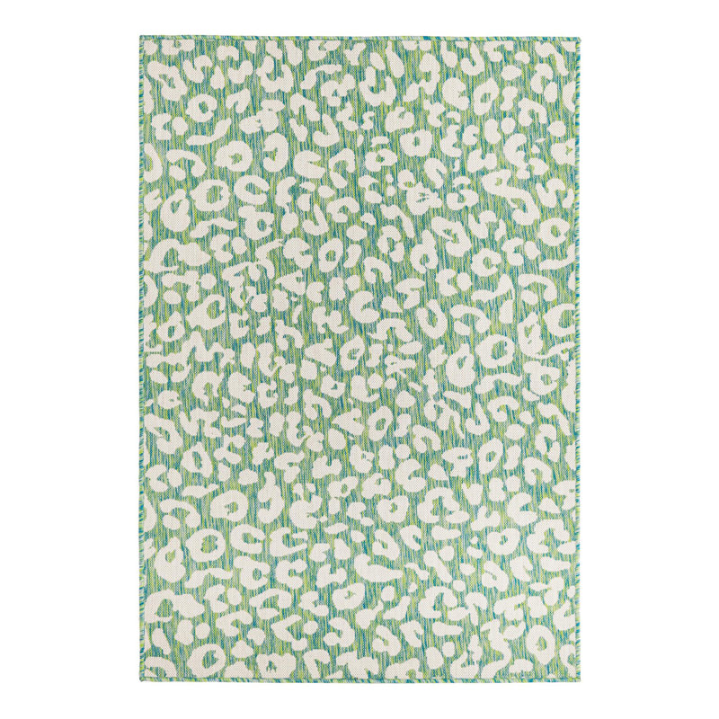 Tapis intérieur / extérieur en polypropylène tissé à la machine Tonquin, Rectangle 4pi x 6 pi