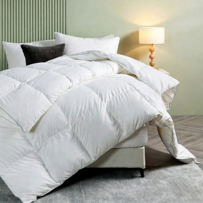 Housse de couette en duvet d'oie et housse de couette en duvet synthétique