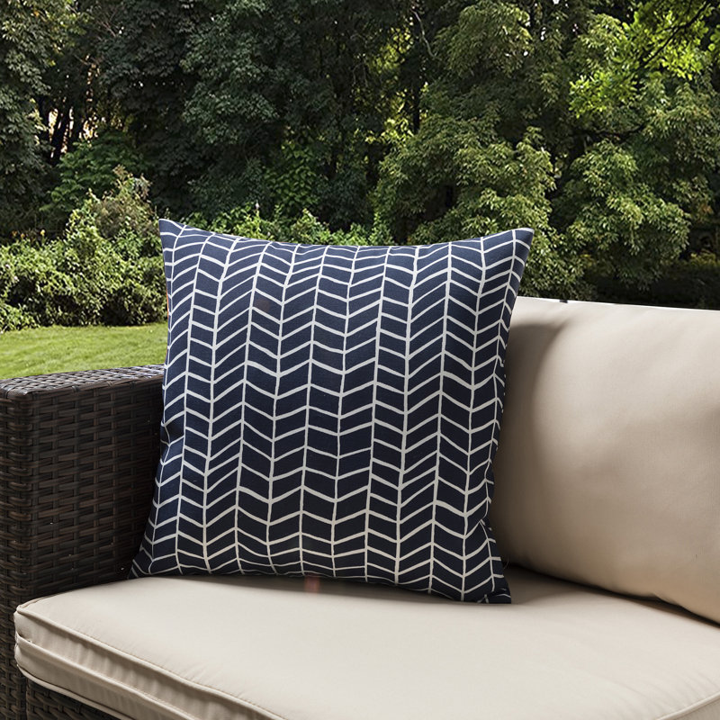 Housse de coussin Los Angeles pour l'extérieur seulement, Marine, Housse de coussin seulement - sans coussin