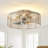 17.7" Smart Caged Ceiling Fan with Light Kit, APP and Remote Control