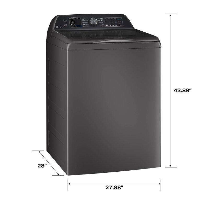 5.4 Cu. Ft. High Efficiency Smart Top Load Washer, 5.4, Diamond Gray