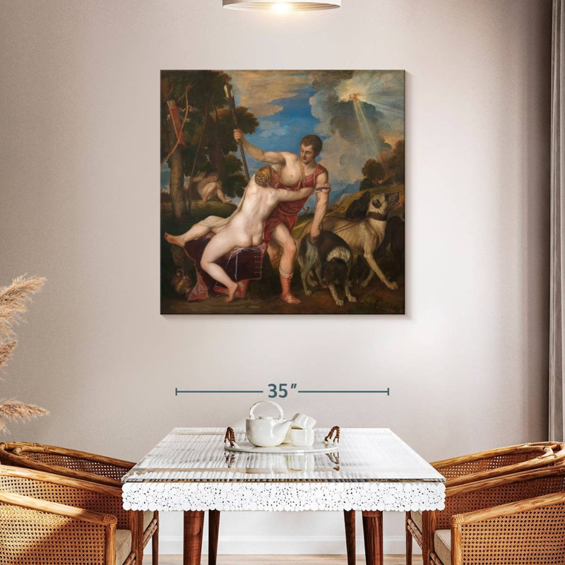 Leisha Venus And Adonis 1554, 39" H x 39" W