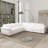 Yohan Reclining Sectional Sofa - White Boucle