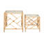 Chippendale Glass Nesting End Table-116572491