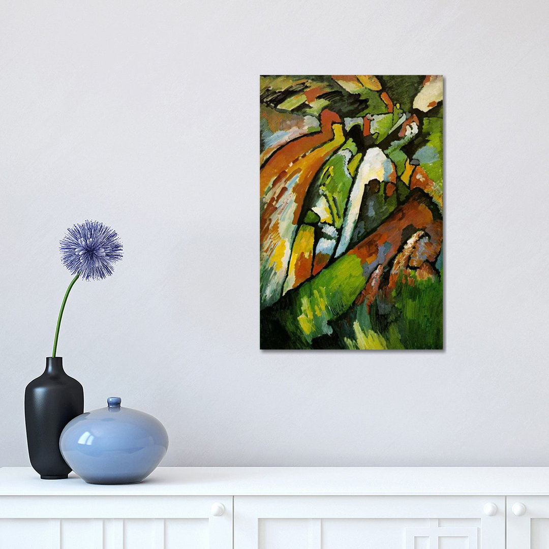 Improvisation 7 by Wassily Kandinsky - Wrapped Canvas Painting