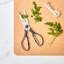 Tovolo Elements Kitchen Shears with Magnetic Sheath for All-Purpose Prep, Sangria and Charcoal-138012198