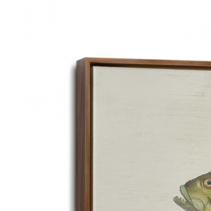 «Waters Edge II» par James Wiens, reproduction d'art sur toile, Brun, Cadre flottant, H 12 po x l 12 po