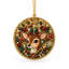 Ensemble de 6 ornements de Noël flocon de neige bricolage perle, décorations d'arbre de Noël artisanal
