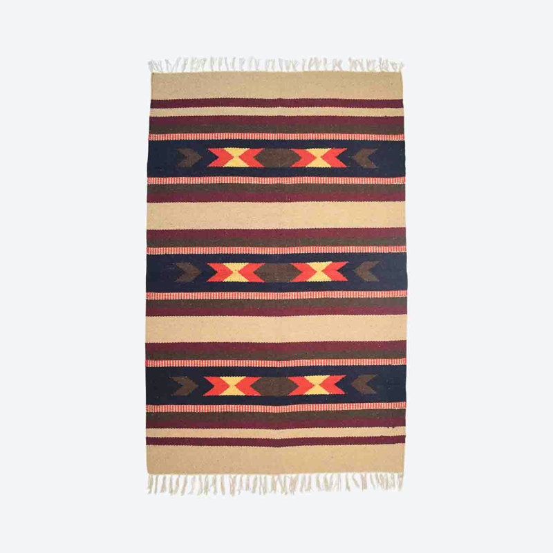 Devers Striped Hand Woven Indoor / Outdoor Area Rug, Rectangle 120 x 180cm
