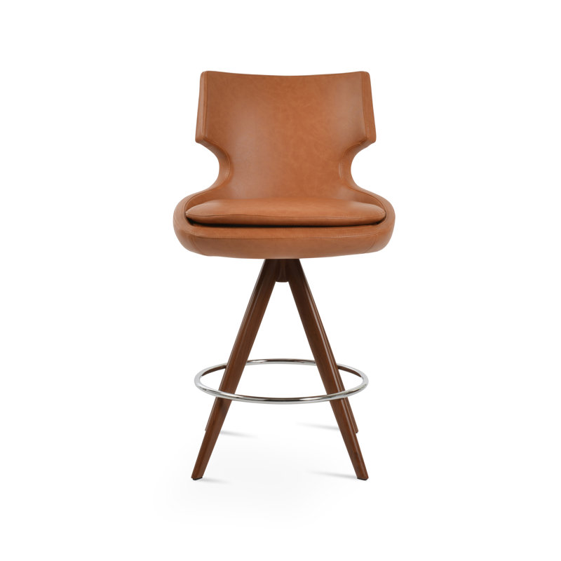 Patara Pyramid MW Stool, Bar Stool (30.5” Seat Height)