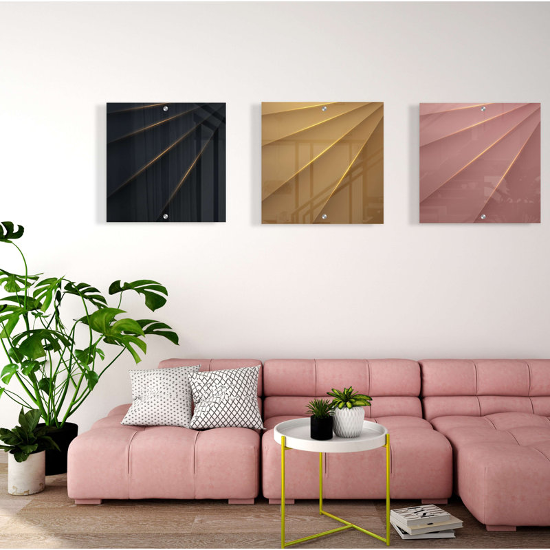 Ensemble de 3 décorations murales ModernWall
