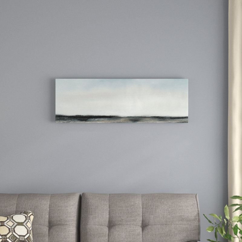 «Horizon View II» par Sharon Gordon, impression sur toile tendue sur châssis, H 12 po x l 36 po x P 1,5 po, Toile tendue