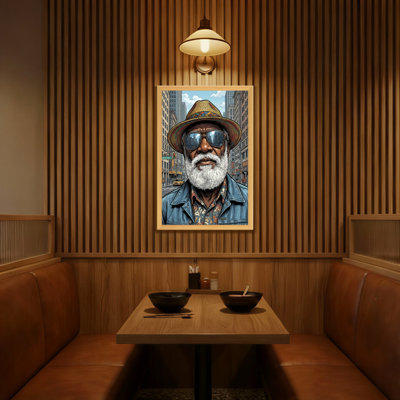 Fashion Urban Man With Hat And Sunglasses