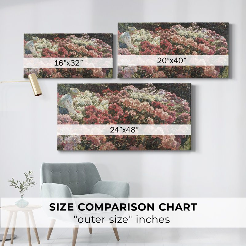 Botanical Series-CDxxiii - Toile tendue avec châssis - Prêt à être accroché, H 20 po x l 40 po