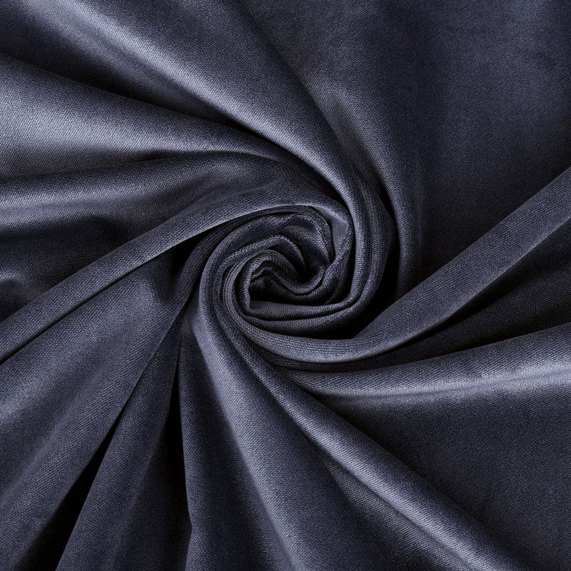 Luxury Matte Velvet Round Tablecloth, 70 Black