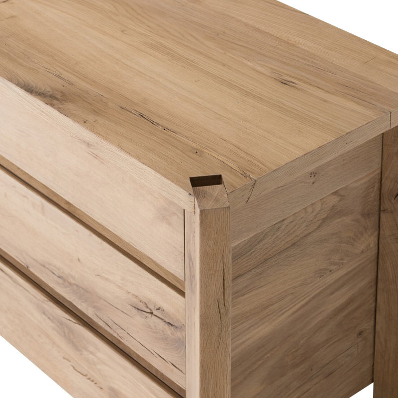 Jaleeza 29.5'' W Solid Wood Nightstand