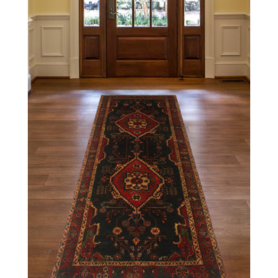 Jandriel One-of-a-Kind 3'8" X 9'7" 1980s Runner Wool Area Rug in