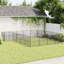 Hedd 100cm H Galvanised Steel Exercise Pen-2072909795