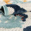 Tapis d'extérieur couleur ivoire / bleu marine Askersund-71269962