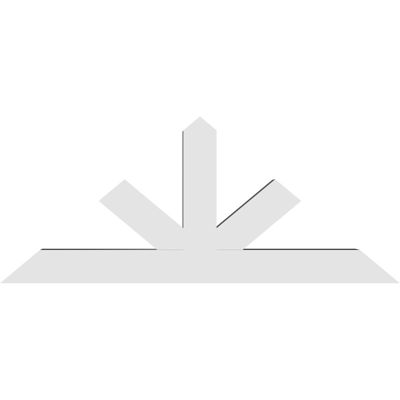 Support à pignon Saratoga, H 20 po x l 48 po (pas: 10/12), P 4 po x F 4 po, Signature uréthane