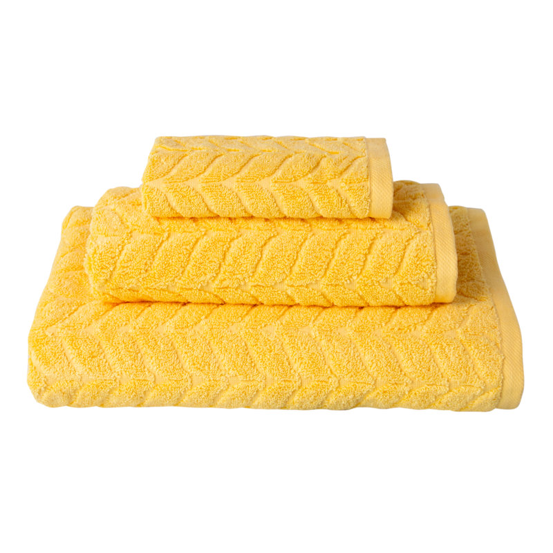 Kerr Turkish Cotton Plush Mulit-Size Set, Yellow