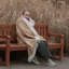 Brown Sheep Wool Throw